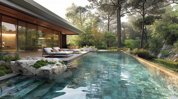 Piscine courrej : excellence en bassins écoresponsables